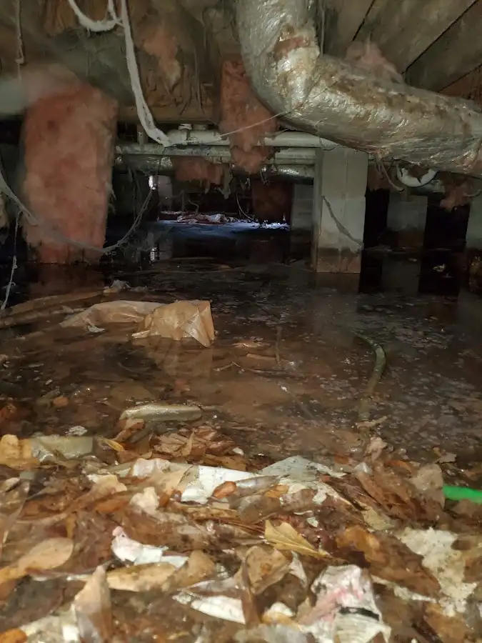 Crawl space flood assessment for Leak Detection & Repair in Quantico Base
